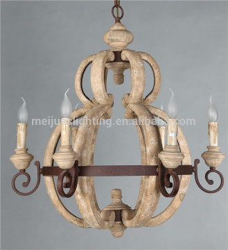 China manufacturer ODM OEM design chandelier hanging led wood pendant lamp