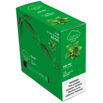 100% Genuine Airis Puff Disposable Device 800 Puffs