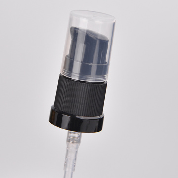glass bottle neck 18mm oil cream treatment pump dispenser