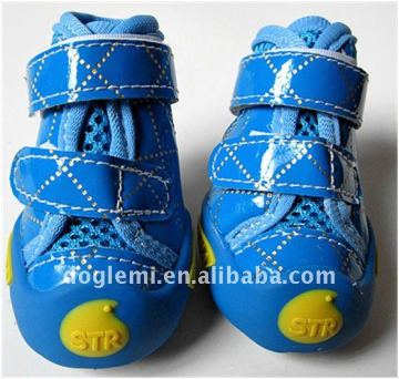 Artleather dog shoes