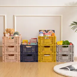 plastic folding baskets organization storage