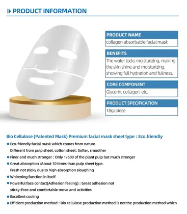 Custom Private Label Wholesale Bio Collagen Face Mask