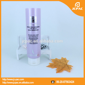 foot cream flip top cap pe 60g comestic plastic tube