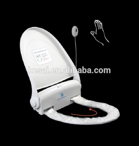 Microcomputer sensor automatic toilet seat