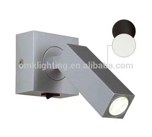 2016 NEW desgin 3W square rotatable downlight LED wall light