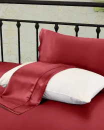 YUNFREESILK 100% Mulberry Silk Terse Pillowcase with Hidden Zipper for Hair and Skin Standard King Size