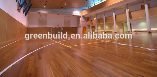 Anti-slip Sports Flooring indoor basketball wood flooring