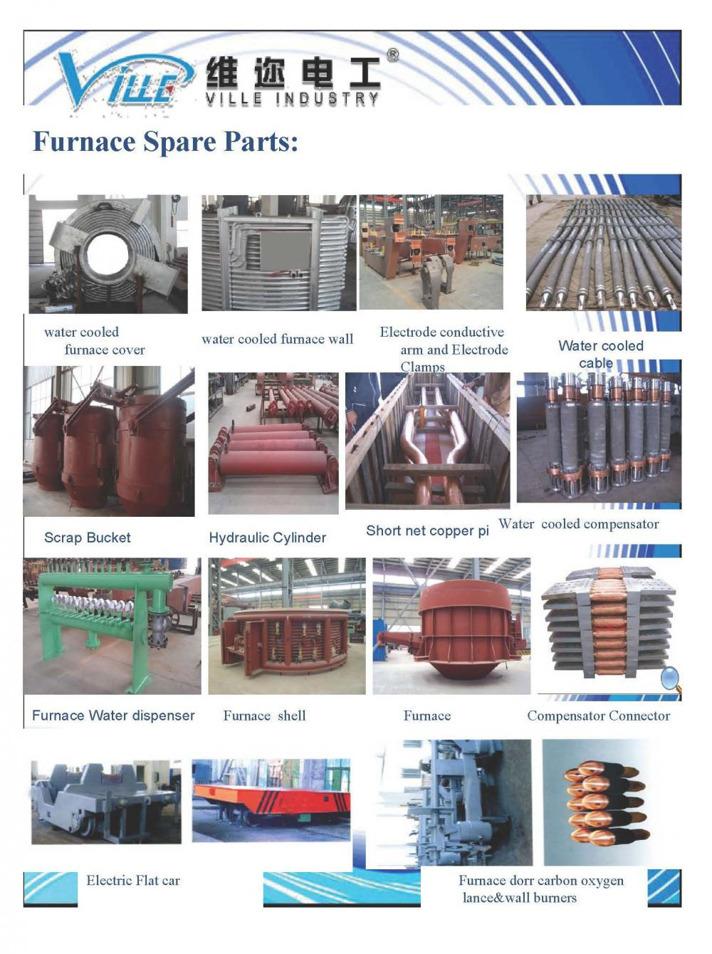Furnace Spare Parts List