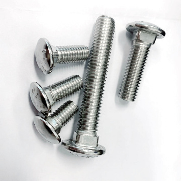 Heavy-duty round-head hex bolts