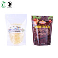 Wholesale Square Bottom Gusset Pet Food Pouch With Clear Window and Top Zipper