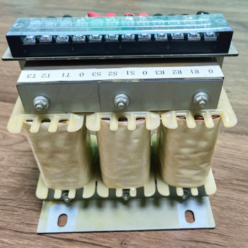 100% koperen 50 Hz industriële laagfrequente laagspanningsisolatietransformator met bedrading
