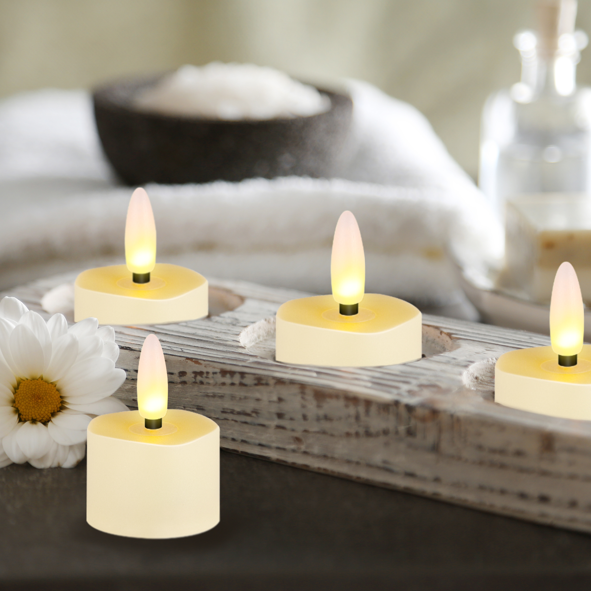 Flameless Led Tea Lights Candles