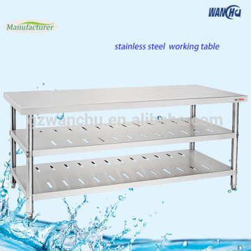 Kitchen Table Top Material Stainless Steel Working Table Kitchen Mechanical Equipment