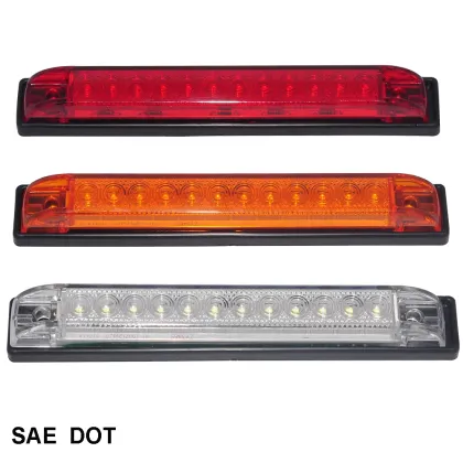 Slim Line LED Utility Lights - Marker Lights 4 inch to 8 inch for Boats and Trailers
