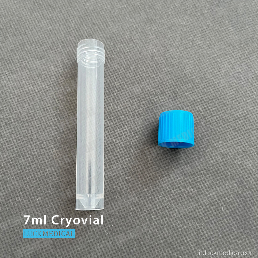 PC Plastic Cryovials 7ml Lab Usa FDA