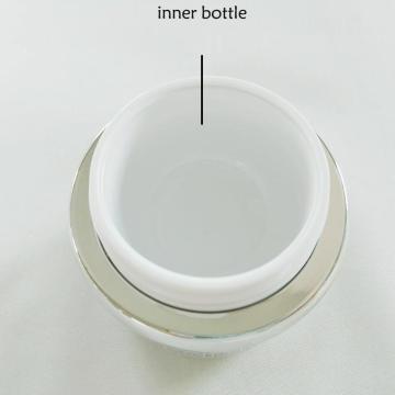 Frascos de cosméticos são divididos em frascos de vácuo de acrílico