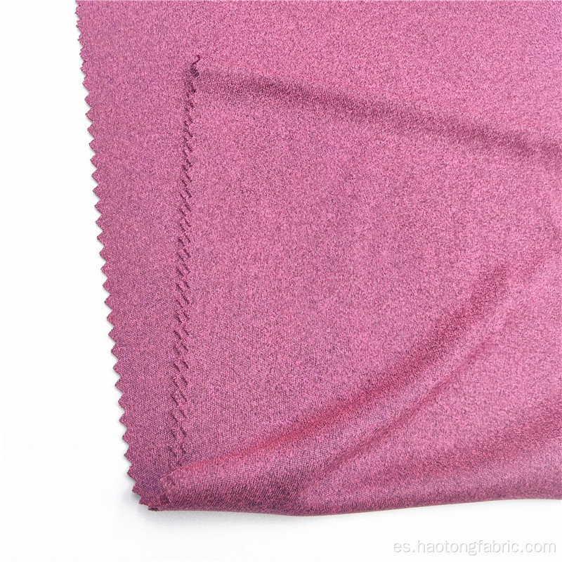 Tejido de jersey elástico de punto de poliéster transpirable impermeable