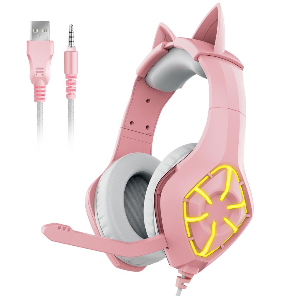 Oortelefoons van gaming headset met ruisonderdrukking