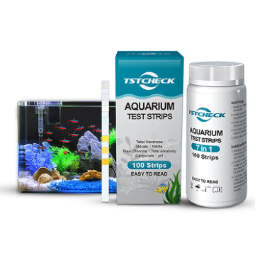 7 Way fish tank aquarium water test strips