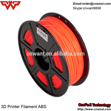 High Quality 3D Printer printing Material Filament Luminous Color PLA 1.75mm/3.0mm 1kg for 3D printer Glow-Orange