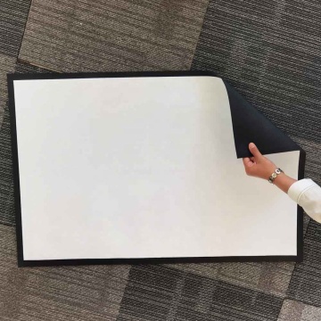White Plain Blank Polyester Recycled Rubber Backed Doormats: Your Eco-Friendly Entry Solution