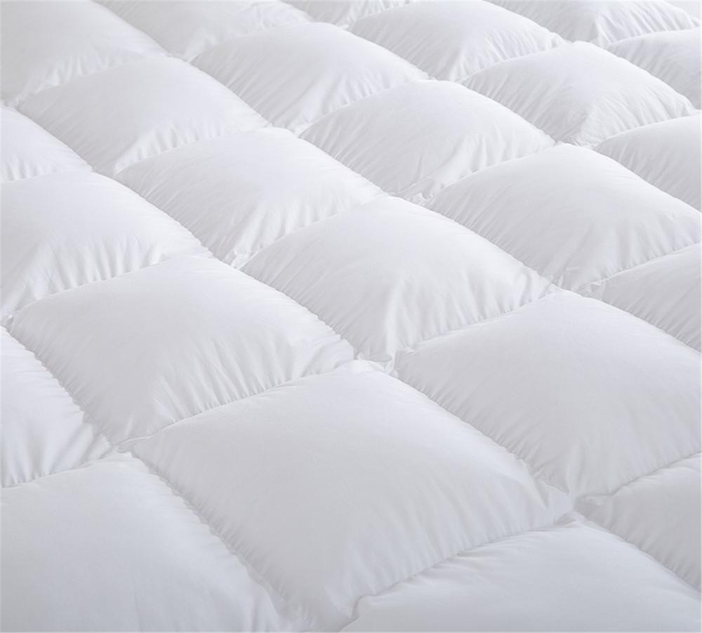 5star hotel bed microfiber filling mattress cover pad