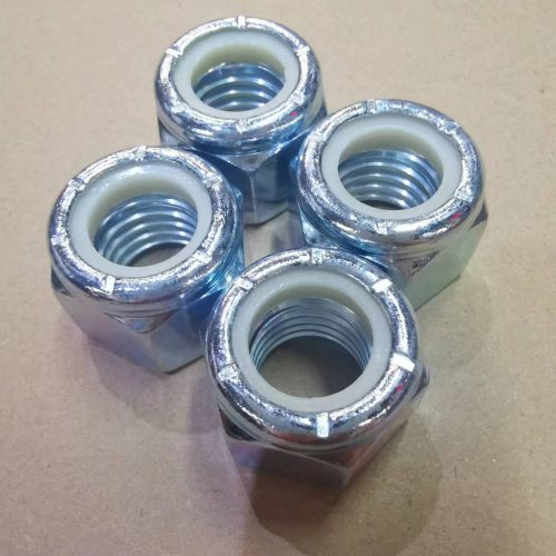 DIN985 Porcas de inserção de nylon Porca de aço carbono