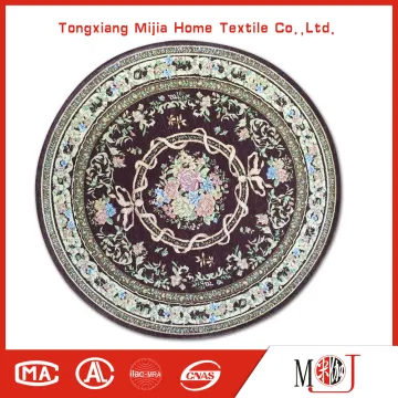 Jacquard Round Chair Mat living room floor mat M-06