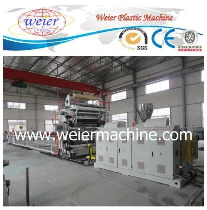 High Gloss Fireproof UV Coating Decorative Wall Profile PVC Sheet Manufacturing Machine