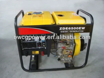 5kw/5.5kva Portable Diesel Generator Welder