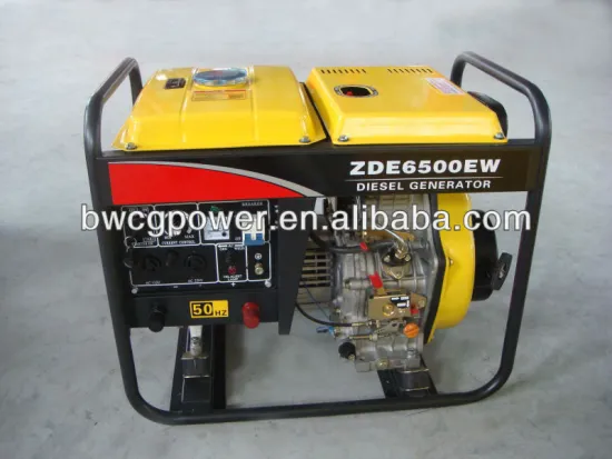 5kw/5.5kva Portable Diesel Generator Welder