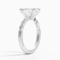 5 CARAT မြ Elererd ဖြတ် Lab Diamond Solitaire လက်စွပ်
