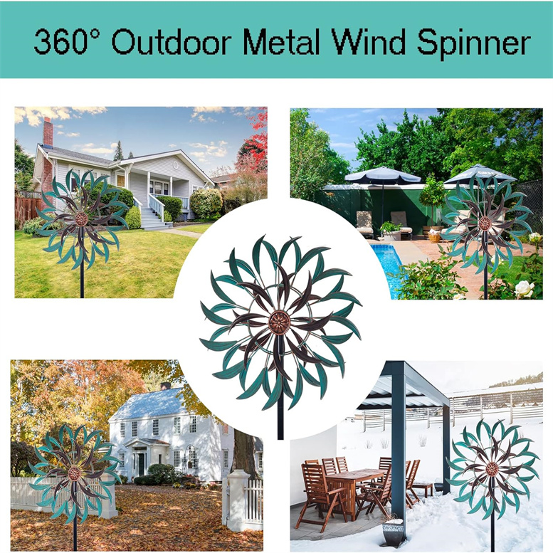 garden wind spinners