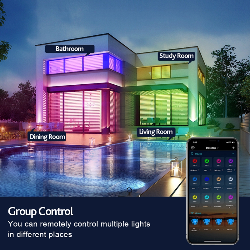 Group Control Smart Led Ceiling Light