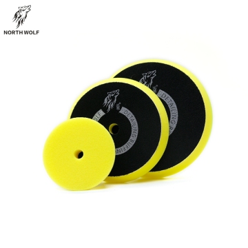 Yellow Sponge Medium Cutting Pad for Car Dual Action Polisher
