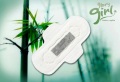 Almohadillas sanitarias de carbón de bambú personalizadas