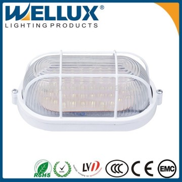 Wall Mounted White Oval 3W Outdoor Bulkhead Lights