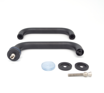 Stainless steel door handle for shower glass door