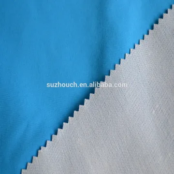 polyester peach skin fabric with tpu with tricot fabric