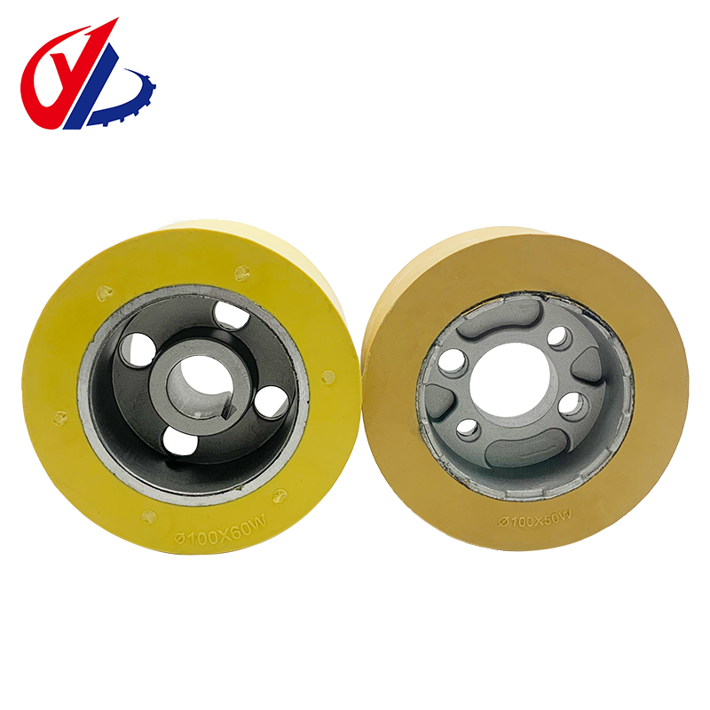 Durable 4 Pcs Woodworking Feeding Rollers for Planer Machines (100*50mm and 100*60mm)