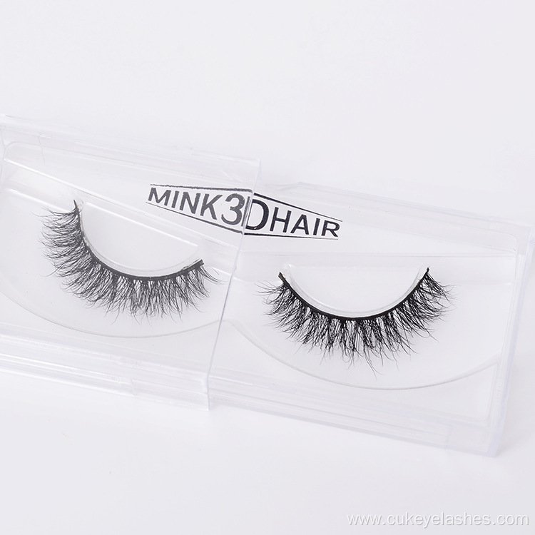 100% real mink lashes natural 3d mink eyelashes