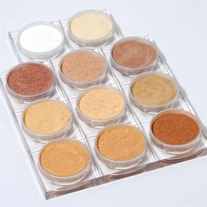 Private Label Mineral Cosmetics Matte Finish Shimmer Setting Powder