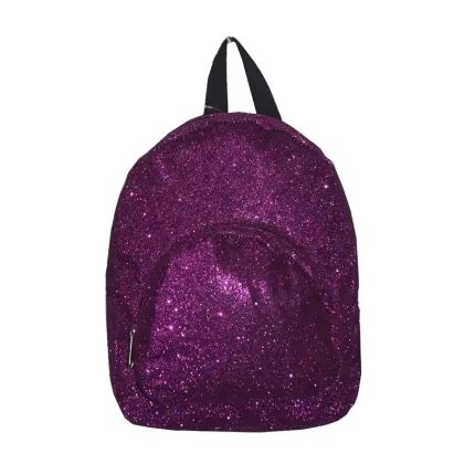 Custom New Fashion Team Logo Traveling Sparkle Sequin Glitter Mini Cheerleading Backpack For Girls