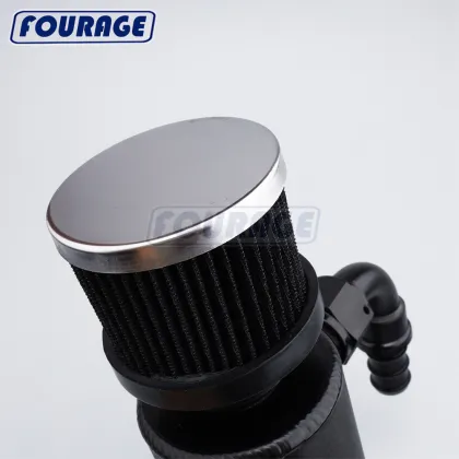 Fourage Dual Baffle Oil Catch Can Kit for Can-Am Maverick X3 Turbo 2017-2024