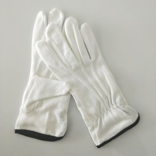 Volwassen katoenen handschoenen wit