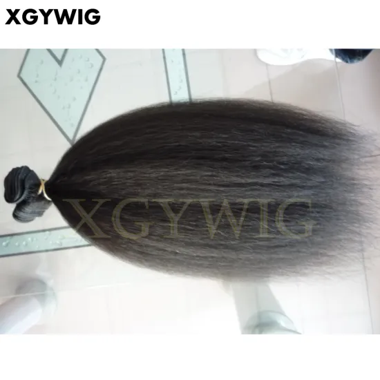 Stock Inventory of 10" to 30" Kinky Straight Indian Virgin Remy Hair Extensions for Drop Shipping: Catering to African American Relaxed Texture Preferences