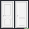 Klassisches Design weiße Holztür