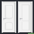 Design classique porte en bois blanc