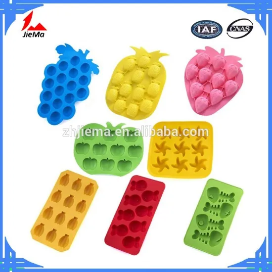 Wholesale Hot Sale fruit silicone ice tray ,Creative refrigerator Ice machine