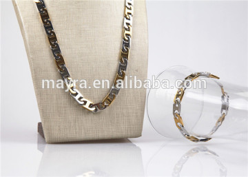 Korean fashion gold jewelry set